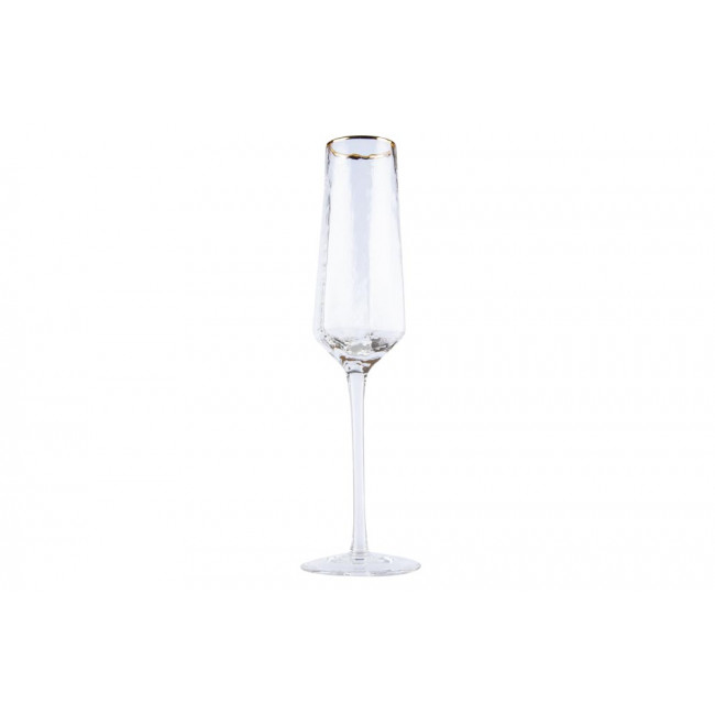 Champagne glass Bomond, gold, H25, D4-6 cm, 200ml