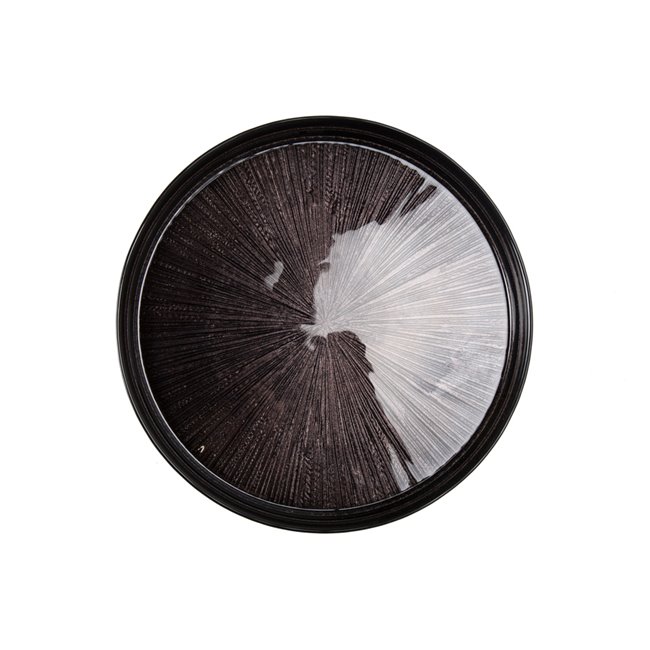 Dessert plate Astra, black, D21cm