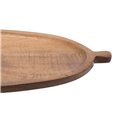 Acacia wood plate, 36x16x1.9cm