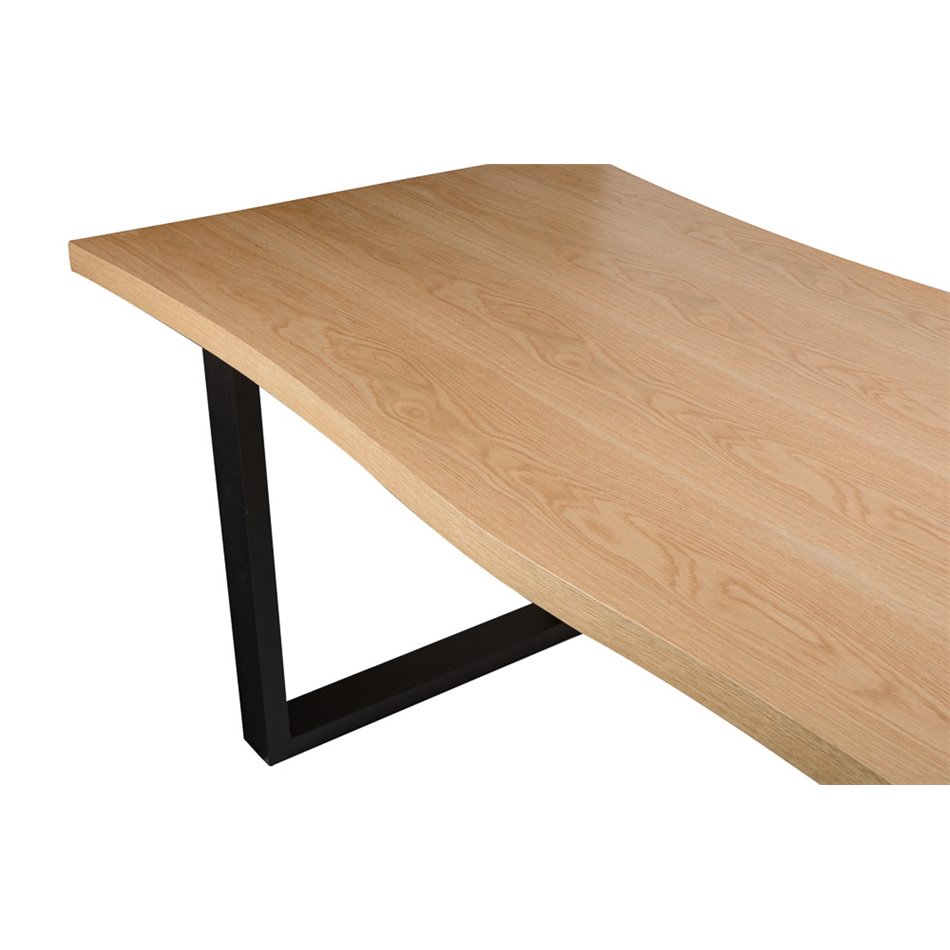 Dining table Trave, oak wood veneer,180x88.5x76.5cm