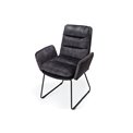 Armchair Tando anthracite, H89x60x64.5cm, seat h52cm