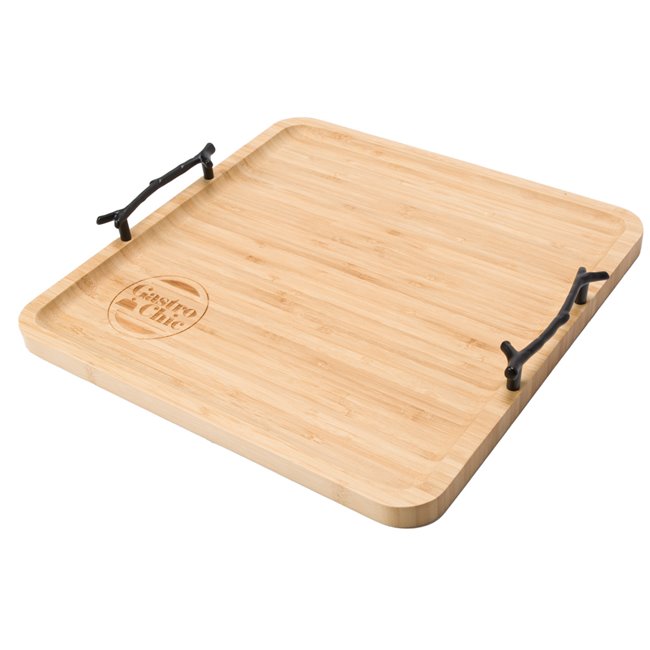 Bamboo tray Gastro Chic, 34x33x4.5cm