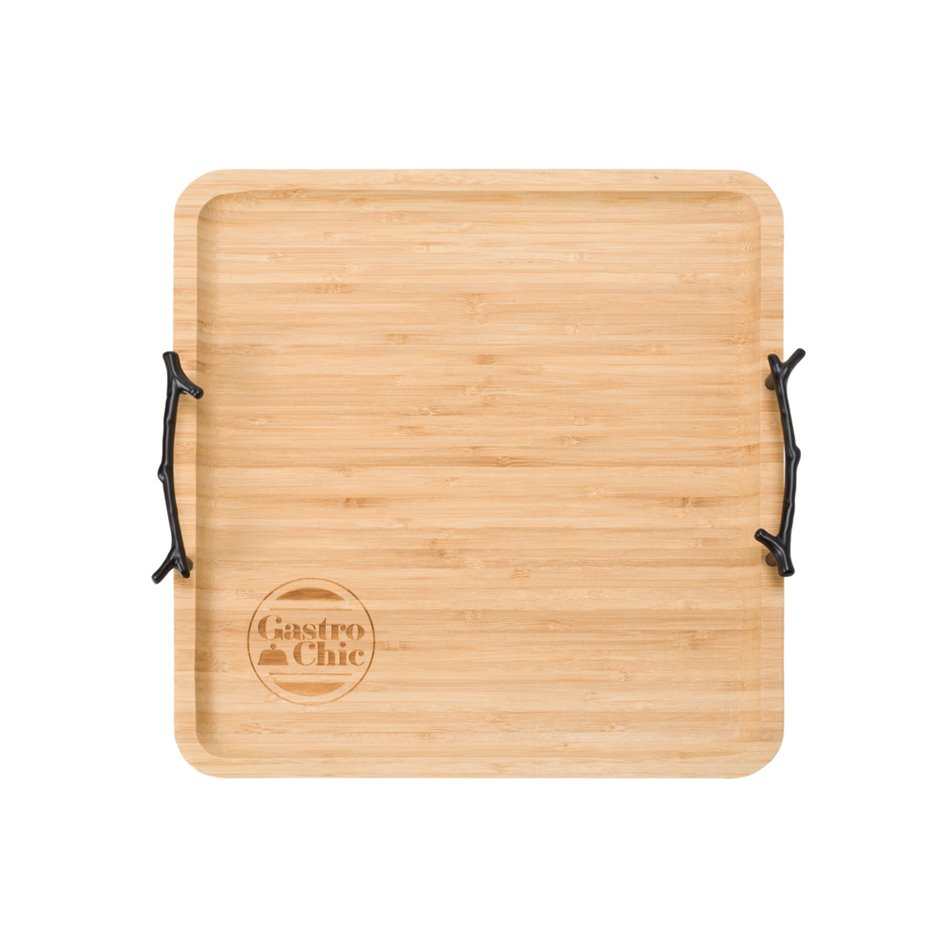 Bamboo tray Gastro Chic, 34x33x4.5cm