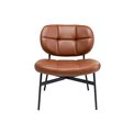 Armchair Enzo, brown, 75x62x70cm, seat h-43cm