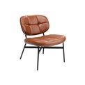 Armchair Enzo, brown, 75x62x70cm, seat h-43cm