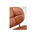 Armchair Enzo, brown, 75x62x70cm, seat h-43cm