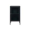 Metal sideboard Carmel 1 section, black , H85x46x41cm