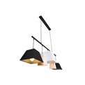 Pendant lamp Vesta, E27 5x40W, H55-145x140x31cm