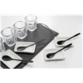 Aperative serving set, for 6 persons, 45x15.5cm, H8cm