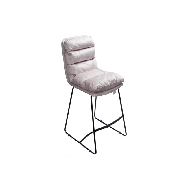 Bar chair Teddy, cream, H109x60.5x43cm, seat H-80cm