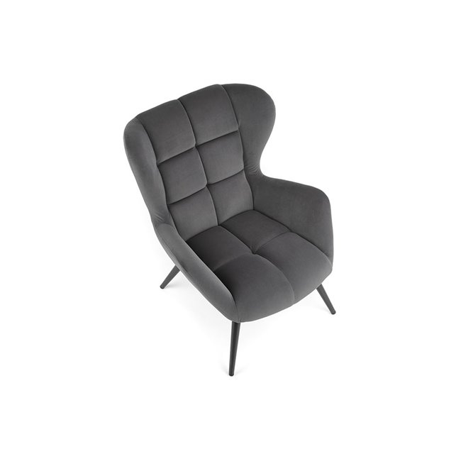 Arm chair Harion, grey, 91x75x86cm seat.H48cm