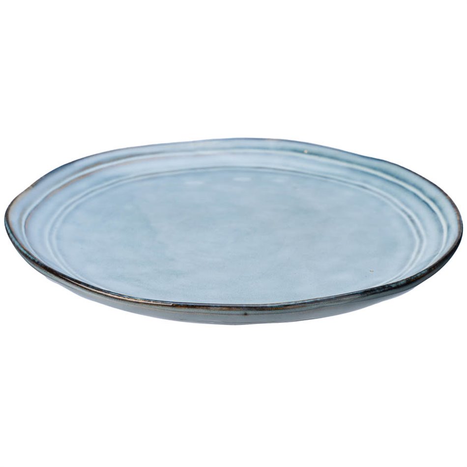 Dessert plate  Flower blue, H8.5cm, D21.5cm