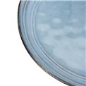 Dessert plate  Flower blue, H8.5cm, D21.5cm