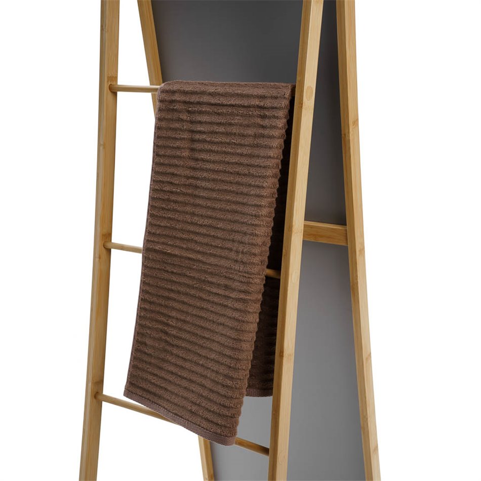 Bamboo towel mirror, H160x41x3cm