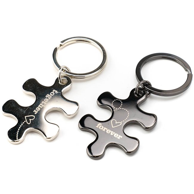 Keyring Together Forever, set of 2psc, 13x9cm