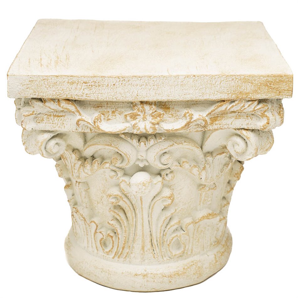 Decorative object Roman column, 25.5x25.5x24cm