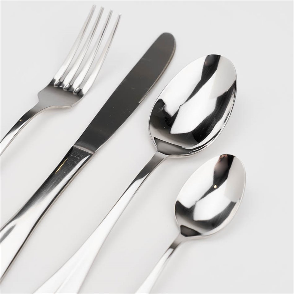 Cutlery set  Inox Baguette, 24 pcs, H24x15x6.5cm