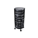 Metal shelf, with rotative baskets, H76cm, D33cm