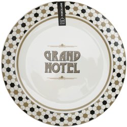 Plate Grand Hotel, porcelain, D20cm