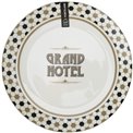 Plate Grand Hotel, porcelain, D20cm