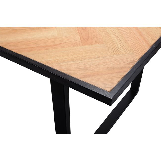 Dining table Taranto, MDF, oak, H74x180x90cm