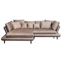 Sofa Wemonte, left corner, sleeping function, H90x283x181cm