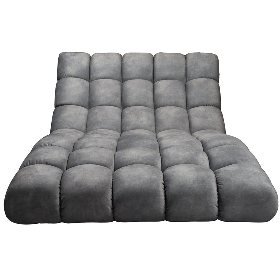 Day sofa Wedelphi, grey, H91x120x166cm seat h. - 38cm