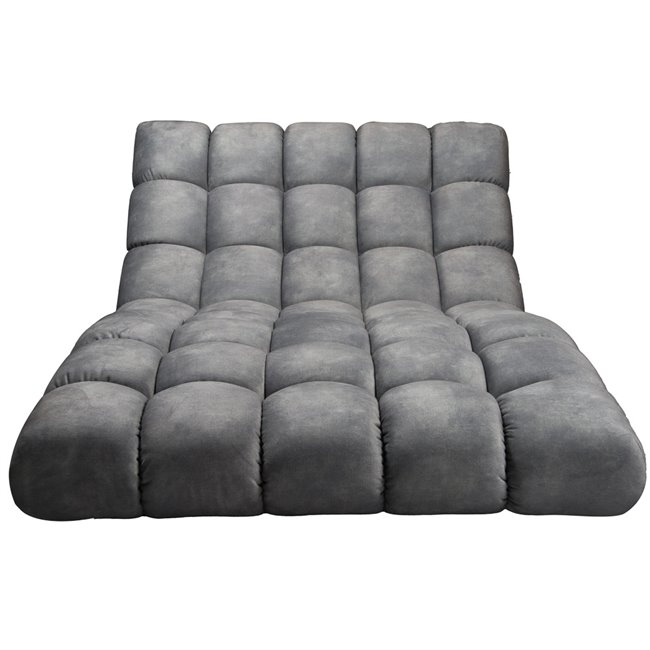 Day sofa Wedelphi, grey, H91x120x166cm seat h. - 38cm