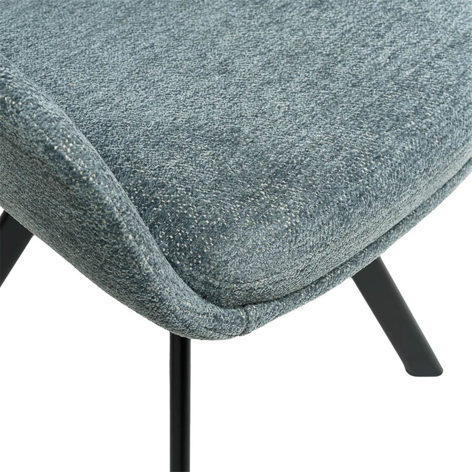 Chair Sandersdorf, grey, H85x61x58.8cm, seat.H48cm