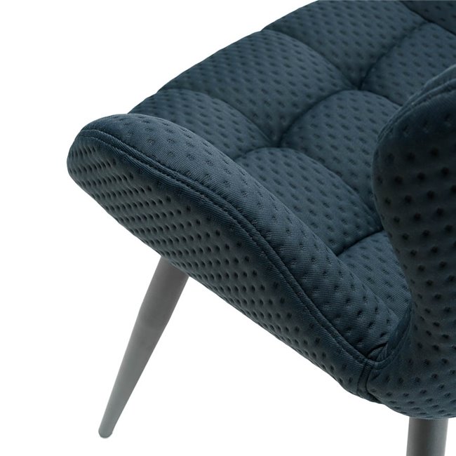 Chair Sandland, dark blue, H87x64x59cm