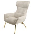 Armchair Sanday, taupe, H103x92x82cm