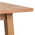 Bar table Achara, oak veneer, H105x117x58cm