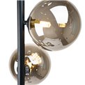 Floor lamp Rade, smoky, H170x D33.5cm, G9x5