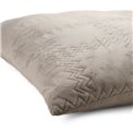 Pillow Juta, taupe, velvet, 50x50cm