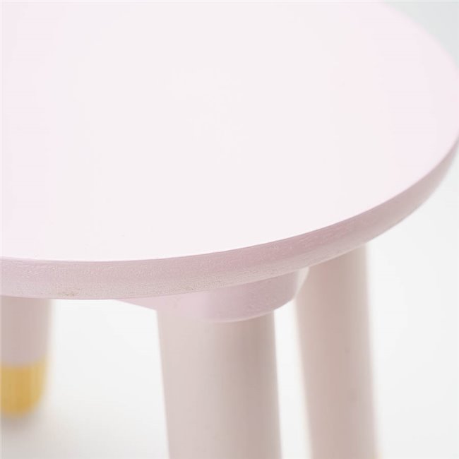 Stool Sweet, pink, H24cm