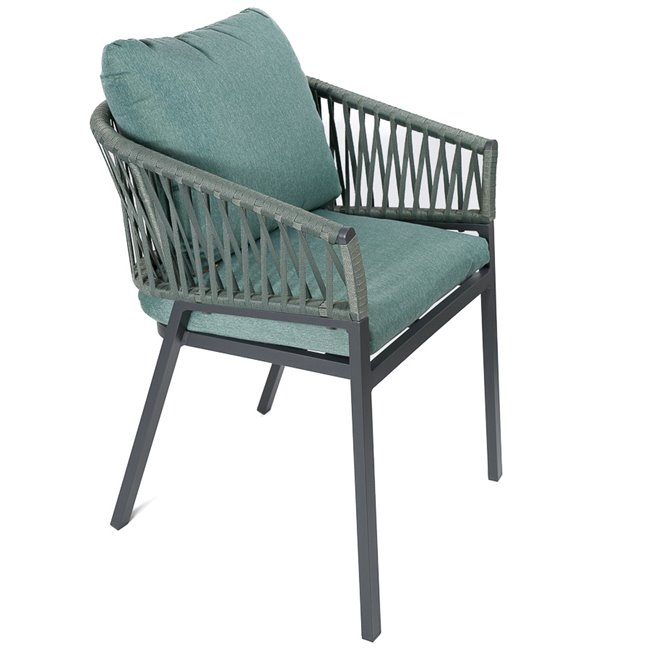 Armchair Oriengo, olive, H75.5x62x56cm