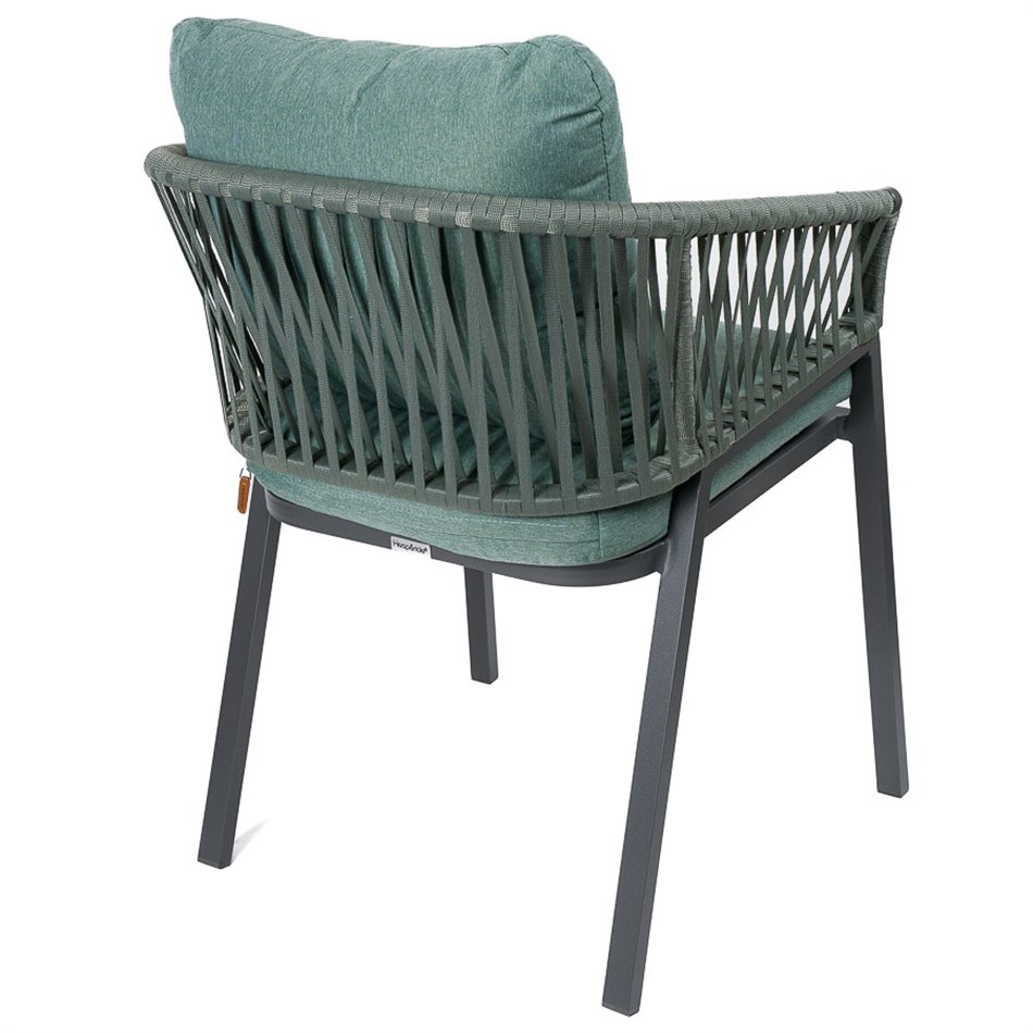 Armchair Oriengo, olive, H75.5x62x56cm