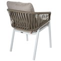 Armchair Oriengo, taupe, H75.5x62x56cm