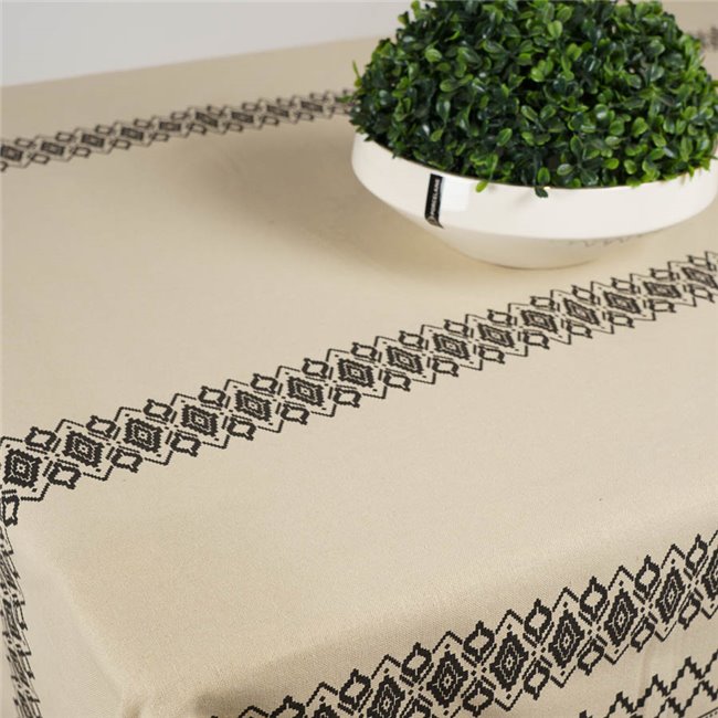 ETHNIC printed tablecloth, cotton, 140x250cm