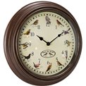 Wall clock Birdsounds, D30x4.5cm