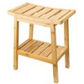 BAMBOO STORAGE BENCH,  H46xL39,5x25cm