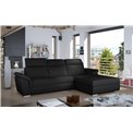 Corner sofa Eltrevisco R, Soft 11, black, H100x272x216