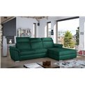 Corner sofa Eltrevisco R, Monolith 37, green, H100x272x216