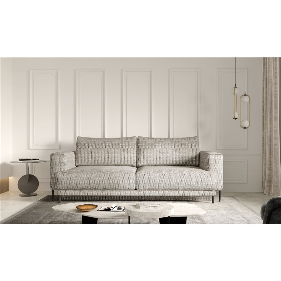 Sofa bed Edalia , Marte 130, gray, H90x260x95