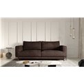 Sofa bed Edalia , Leve 22, brown, H90x260x95