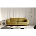 Sofa bed Edalia , Nube 45, yellow, H90x260x95