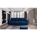 Sofa bed Ellise , Lukso 40, blue, H90x250x95