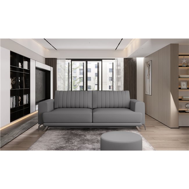 Sofa bed Ellise , Softis 29, gray, H90x250x95