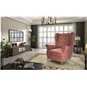 Armchair Elaros , Kronos 29, pink, H103x85x90