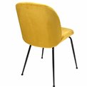 Dining chair Tammio, mustard, 88x58x46cm seat high 46cm